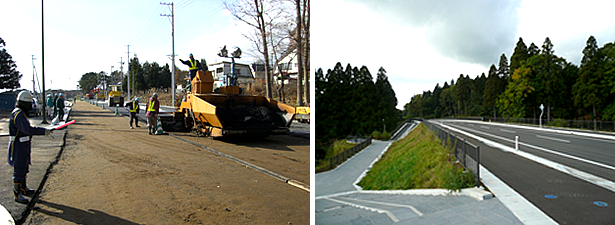 画像：舗装工事（道路・駐車場・庭舗装）